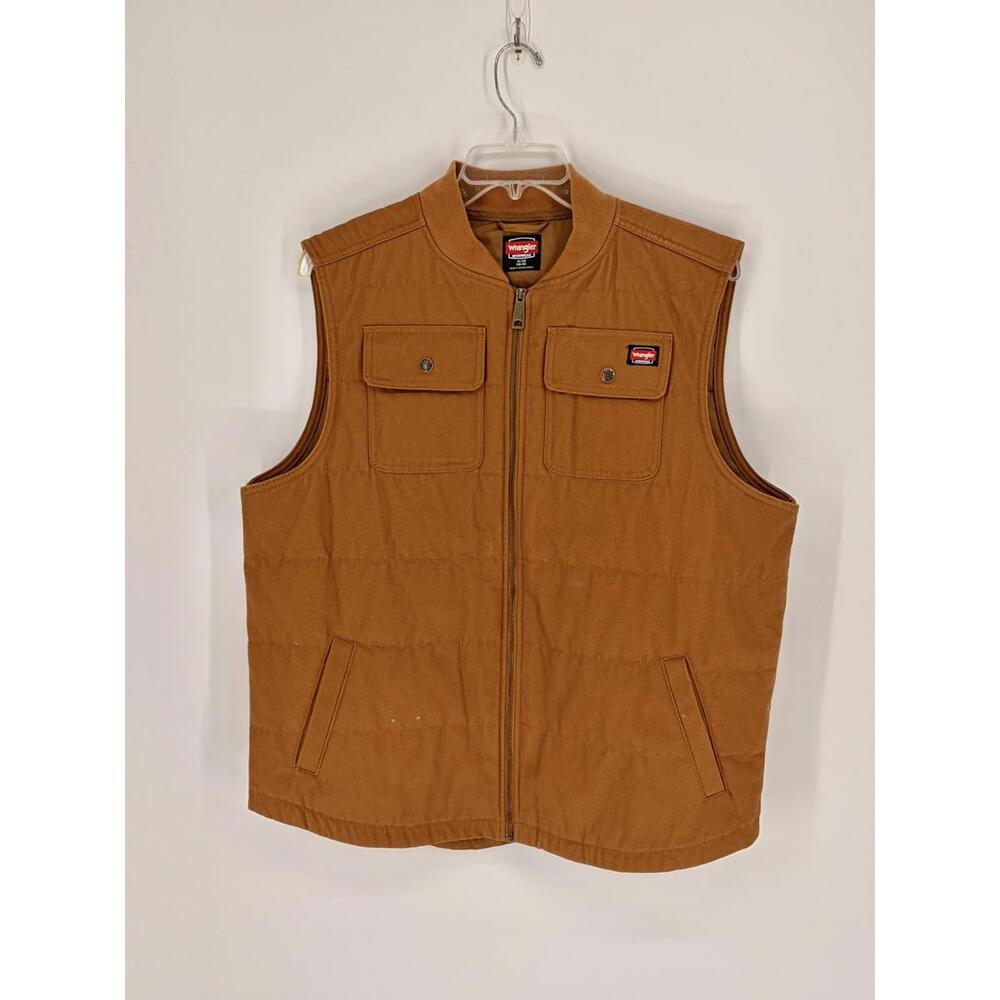 Wrangler Workwear‎ Heavyweight Vest XL Cotton Canvas Brown